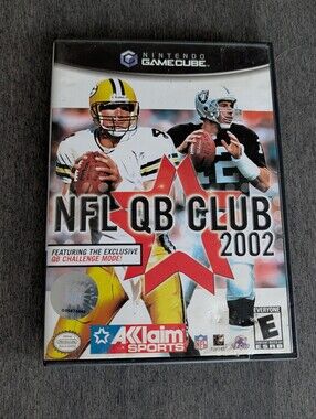 Nintendo Gamecube NFL QB Club 2002 Video Game 🎮 Brett Favre Grenbay Packers